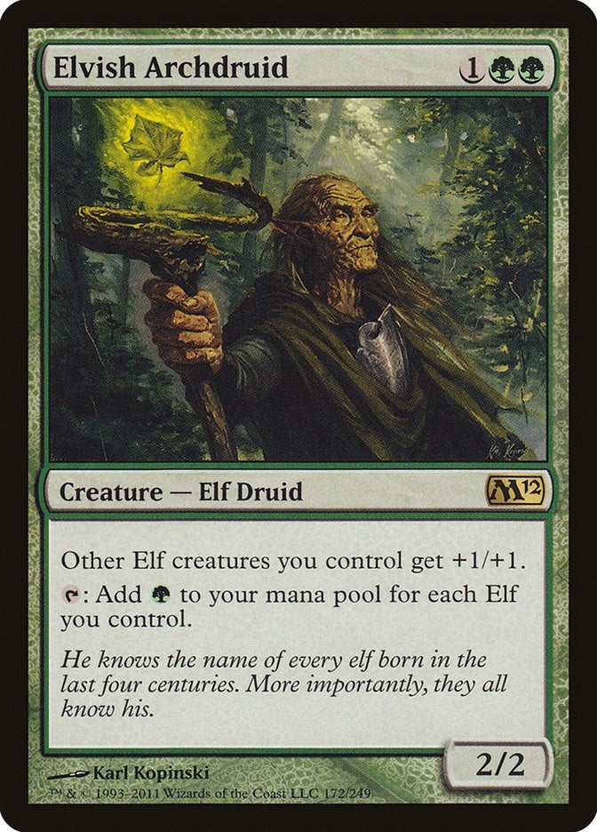 Image for Elvish Archdruid (172) (M12) - Magic: The Gathering