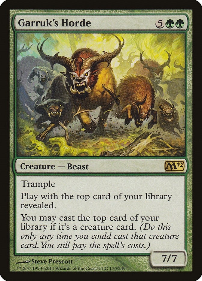 Image for Garruk's Horde (176) (M12) - Magic: The Gathering