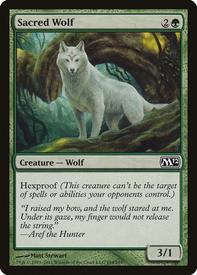 Image for Sacred Wolf (194) - Magic: The Gathering