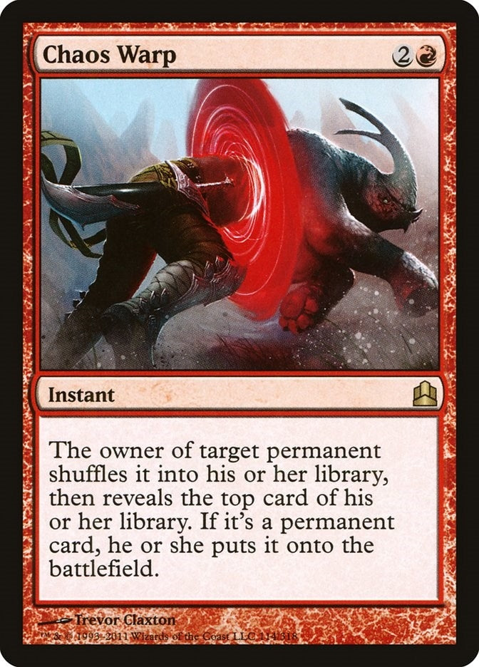 Image for Chaos Warp (114) (CMD) - Magic: The Gathering