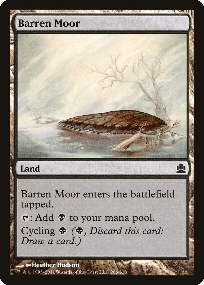 Image for Barren Moor (266) (CMD) - Magic: The Gathering