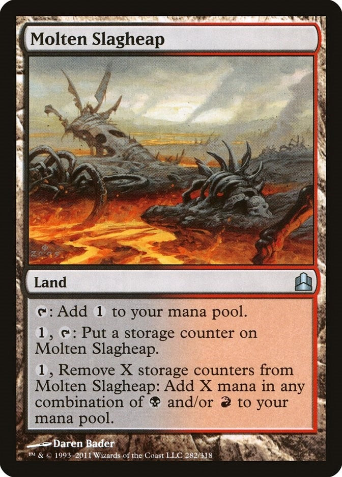 Image for Molten Slagheap (282) (CMD) - Magic: The Gathering