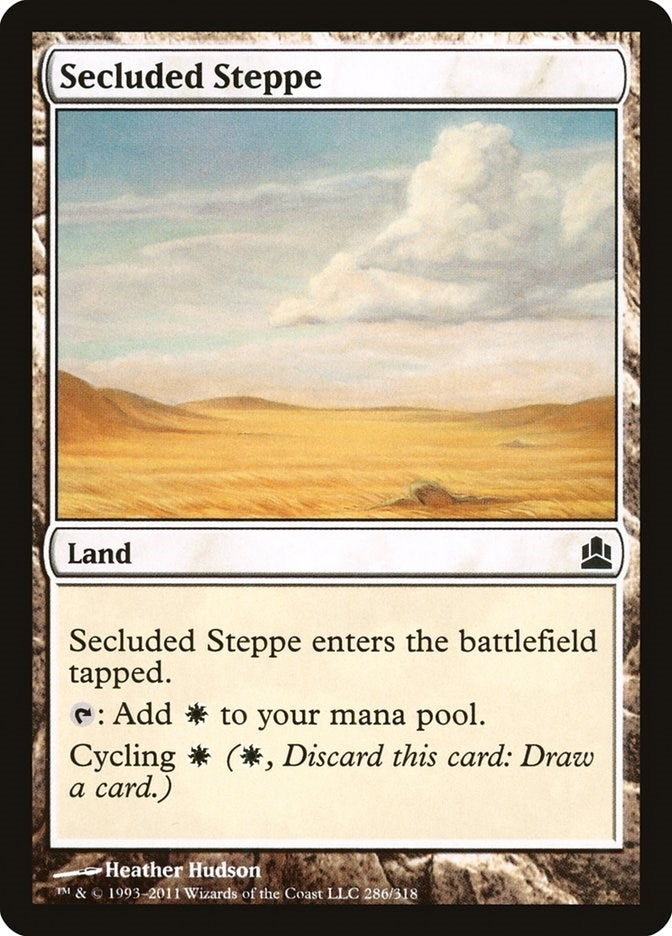 Image for Secluded Steppe (286) (CMD) - Magic: The Gathering