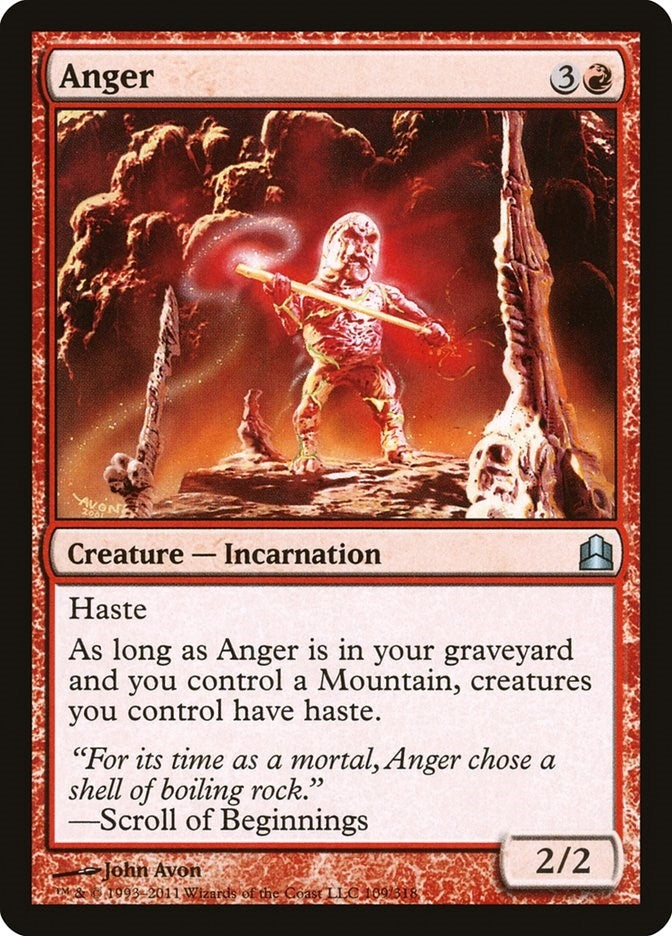 Image for Anger (109) (CMD) - Magic: The Gathering