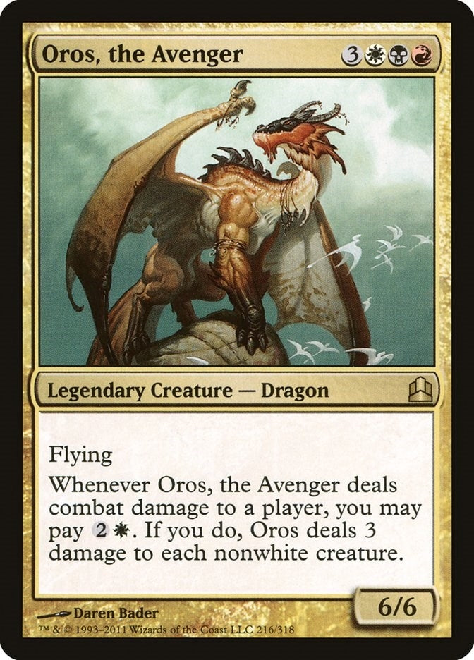 Image for Oros, the Avenger (216) (CMD) - Magic: The Gathering