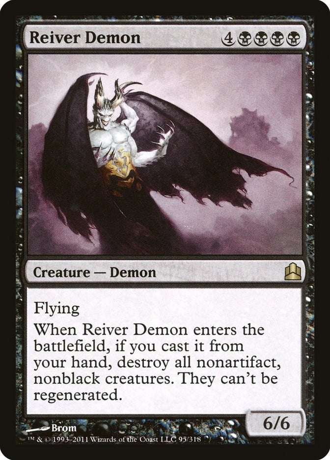 Image for Reiver Demon (95) (CMD) - Magic: The Gathering