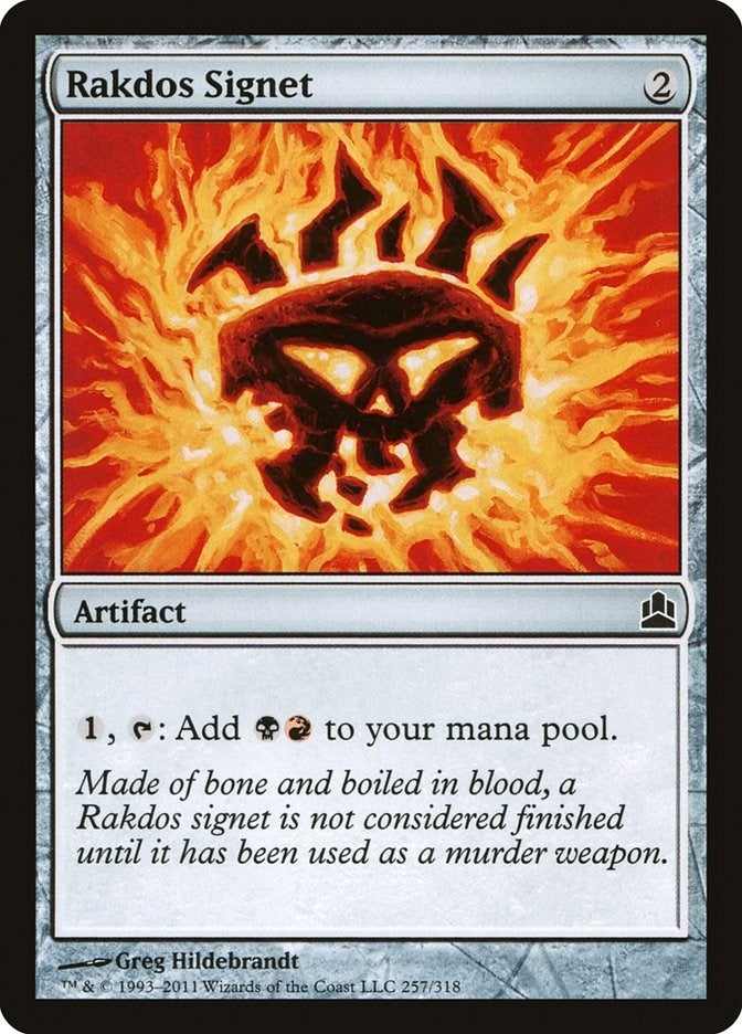 Image for Rakdos Signet (257) (CMD) - Magic: The Gathering