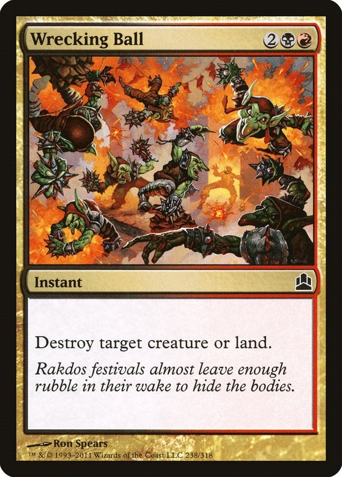 Image for Wrecking Ball (238) (CMD) - Magic: The Gathering