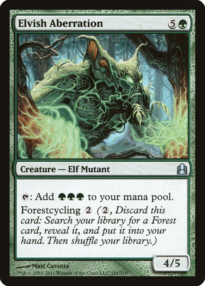 Image for Elvish Aberration (151) (CMD) - Magic: The Gathering