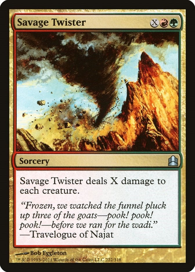 Image for Savage Twister (222) (CMD) - Magic: The Gathering