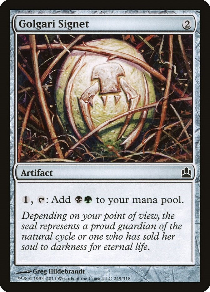 Image for Golgari Signet (249) (CMD) - Magic: The Gathering