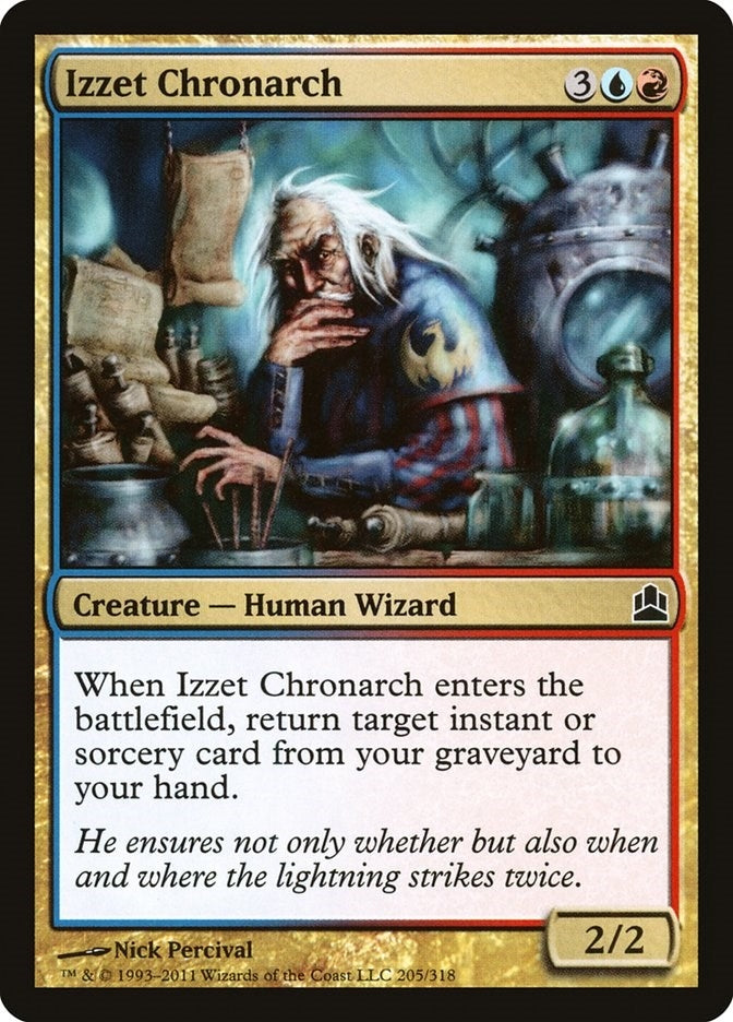 Image for Izzet Chronarch (205) (CMD) - Magic: The Gathering