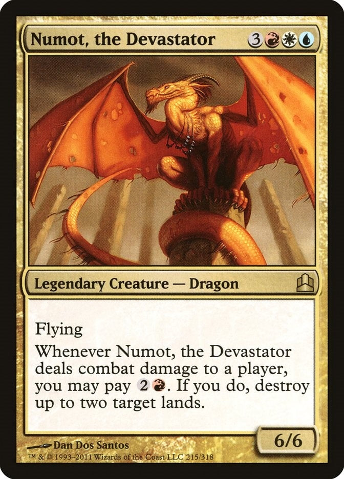 Image for Numot, the Devastator (215) (CMD) - Magic: The Gathering