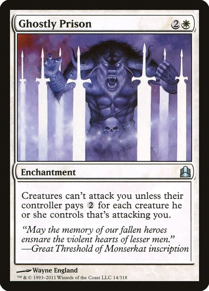 Image for Ghostly Prison (14) (CMD) - Magic: The Gathering