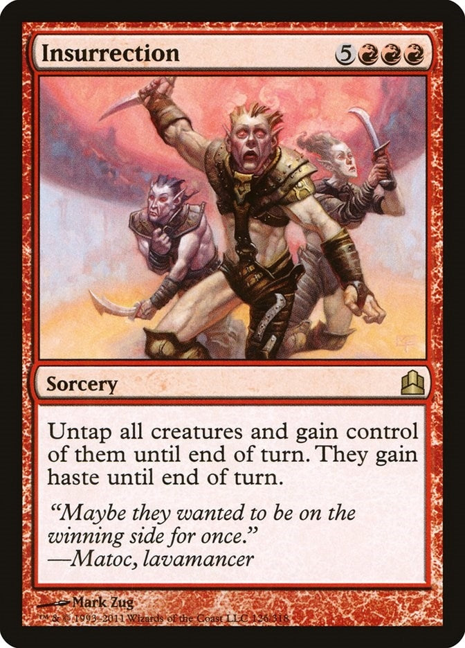 Image for Insurrection (126) (CMD) - Magic: The Gathering
