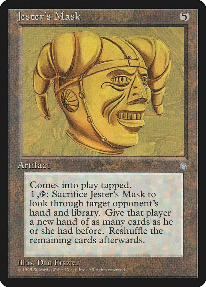 Image for Jester's Mask (300) - Magic: The Gathering