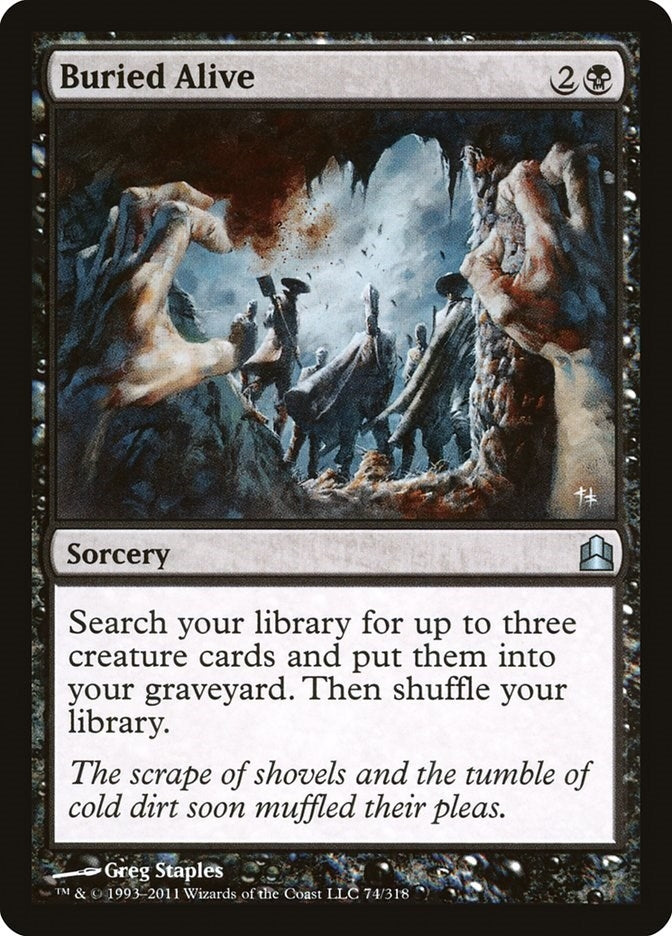 Image for Buried Alive (74) (CMD) - Magic: The Gathering