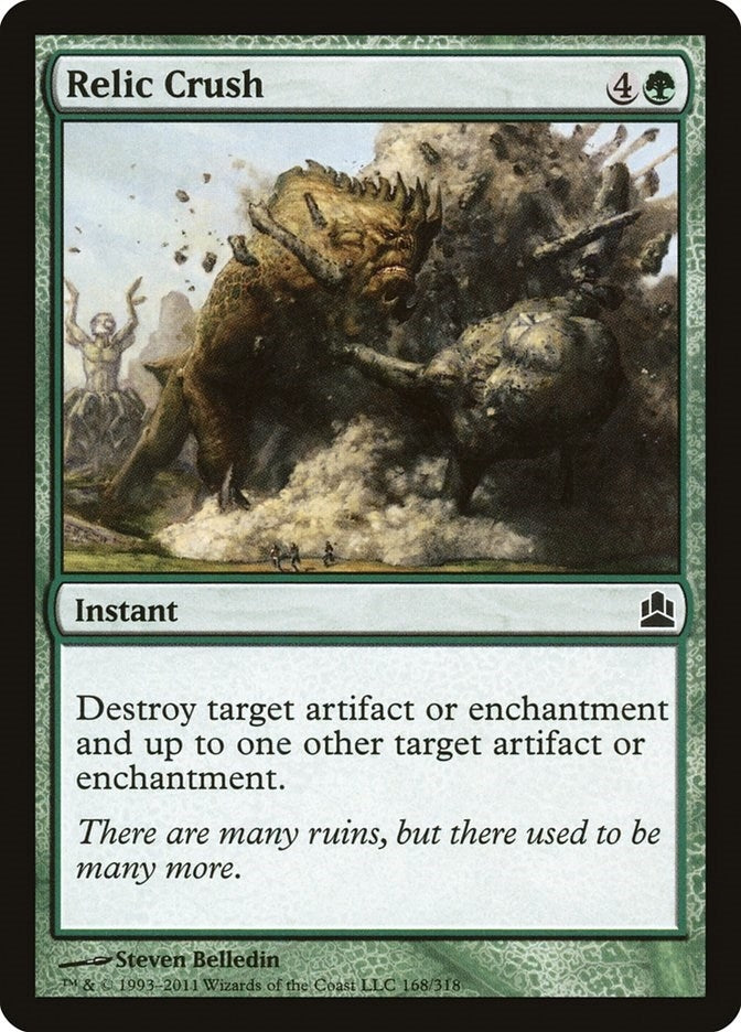 Image for Relic Crush (168) (CMD) - Magic: The Gathering