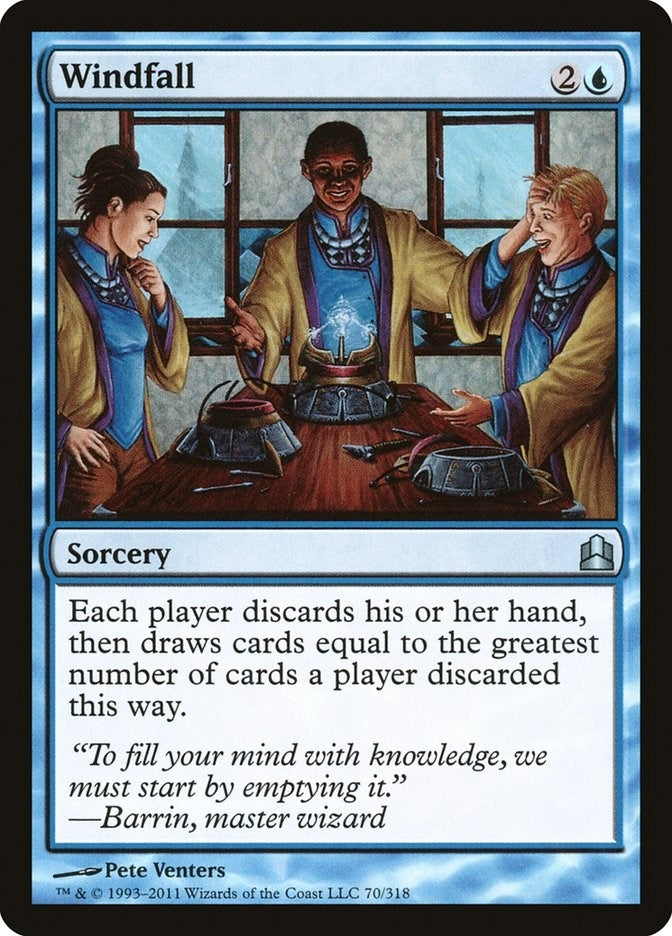 Image for Windfall (70) (CMD) - Magic: The Gathering