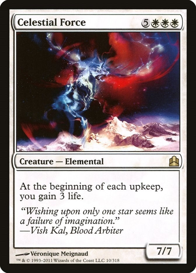 Image for Celestial Force (10) (CMD) - Magic: The Gathering