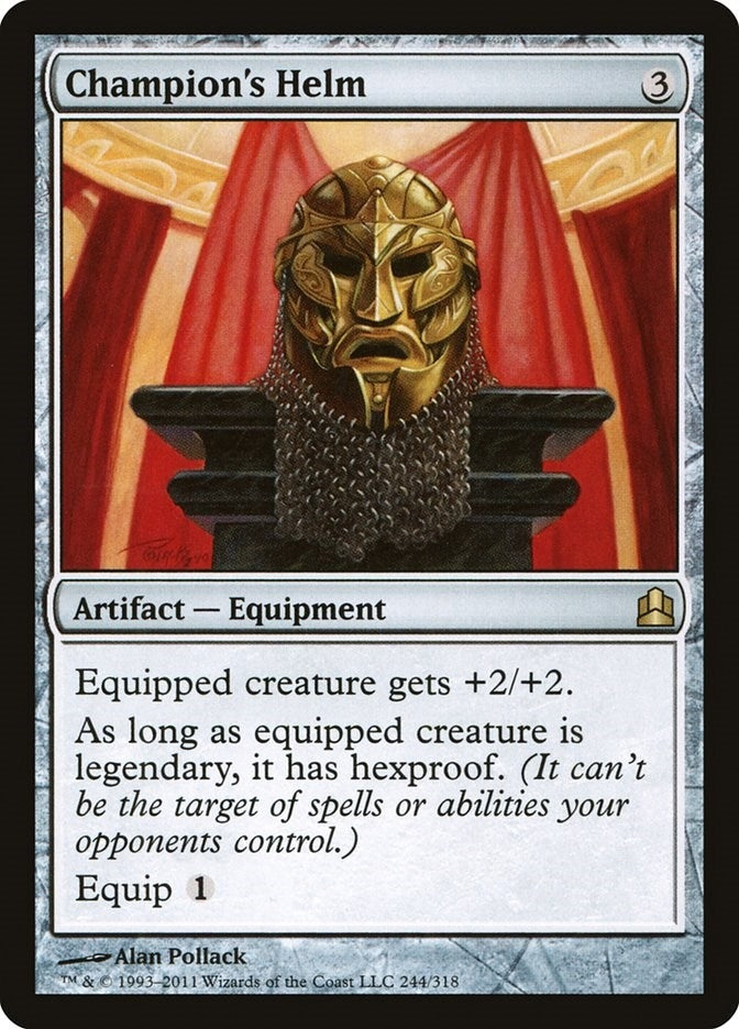 Image for Champion's Helm (244) (CMD) - Magic: The Gathering