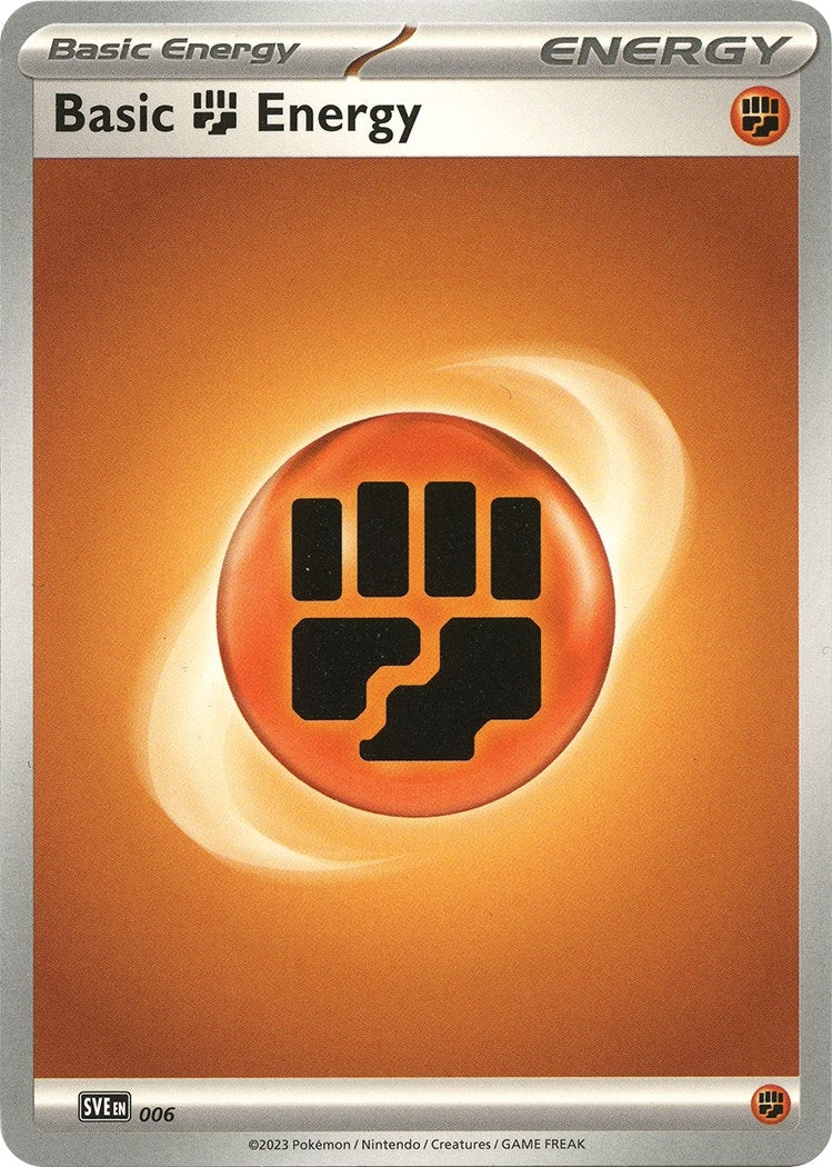 Image for Basic Fighting Energy - 006 (006) (SVE) - Pokemon