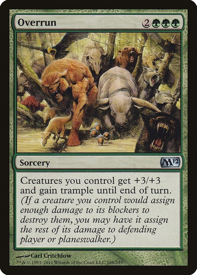 Image for Overrun (186) (M12) - Magic: The Gathering