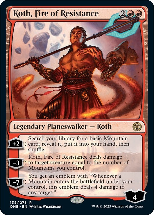 Image for Koth, Fire of Resistance (138) - Magic: The Gathering