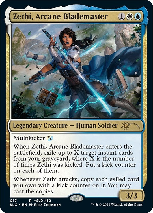 Image for Zethi, Arcane Blademaster (17) (SLX) - Magic: The Gathering
