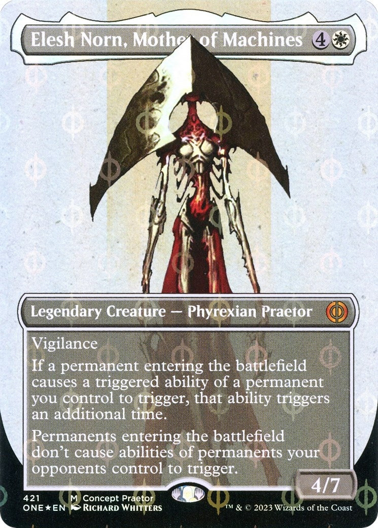 Image for Elesh Norn, Mother of Machines (Concept Praetor) (Step-and-Compleat Foil) (421) - Magic: The Gathering
