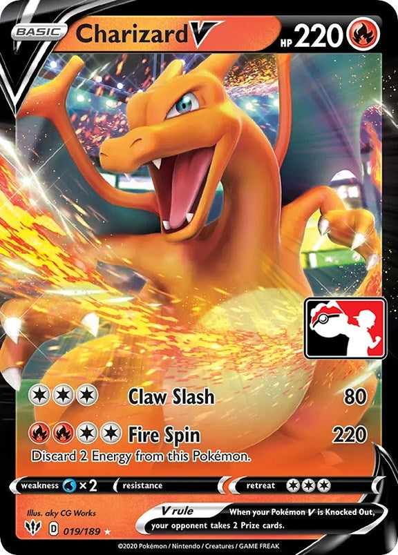Image for Charizard V (019/189) - Pokemon
