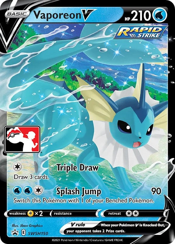 Image for Vaporeon V - SWSH150 (SWSH150) - Pokemon