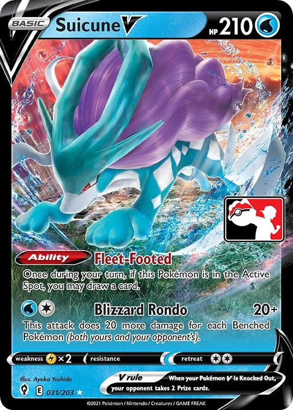 Image for Suicune V (031/203) - Pokemon
