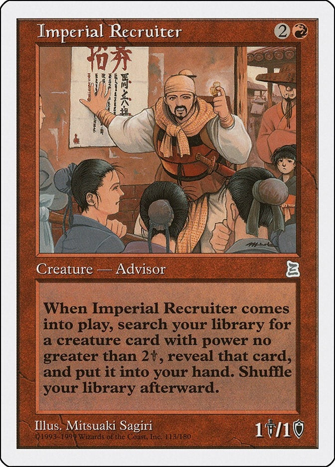 Image for Imperial Recruiter (113) - Magic: The Gathering