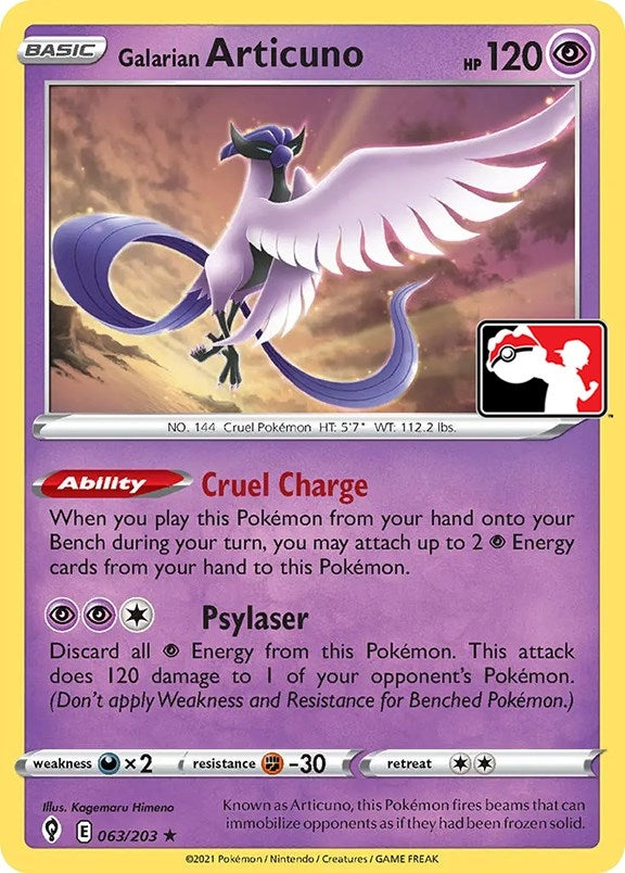 Image for Galarian Articuno (063/203) - Pokemon