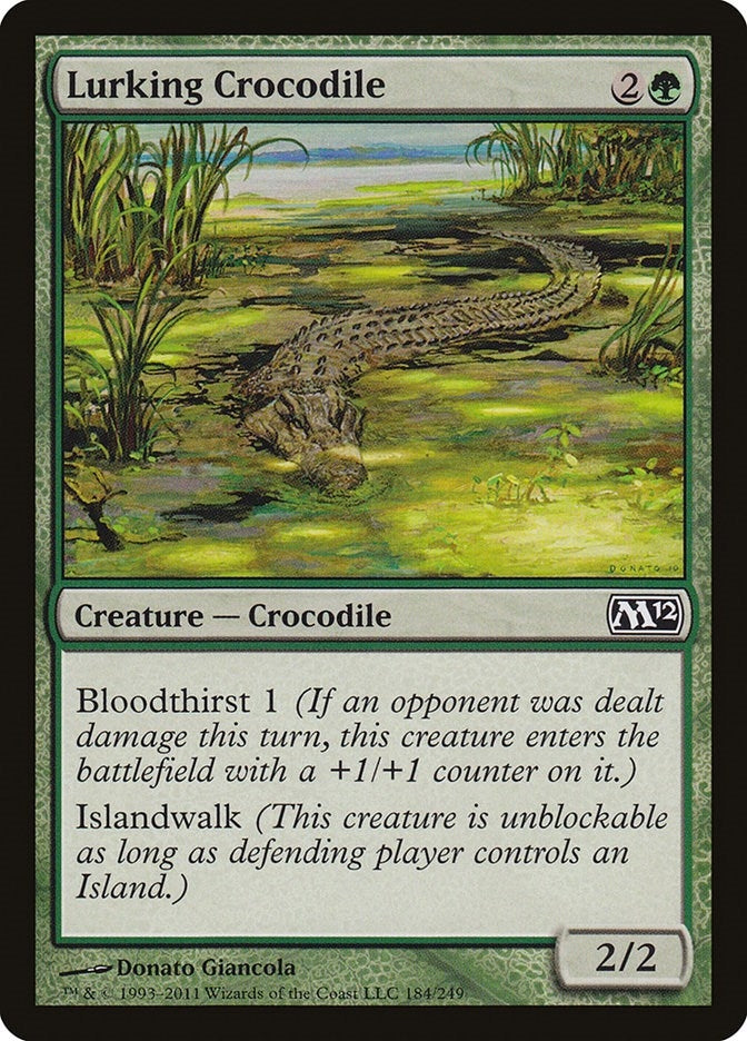 Image for Lurking Crocodile (184) - Magic: The Gathering