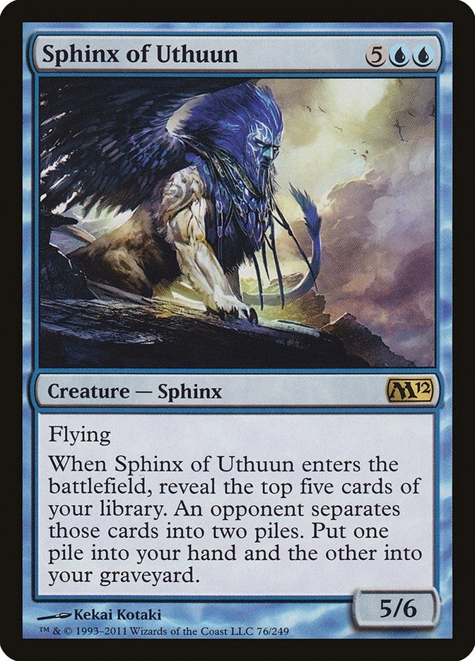 Image for Sphinx of Uthuun (76) (M12) - Magic: The Gathering