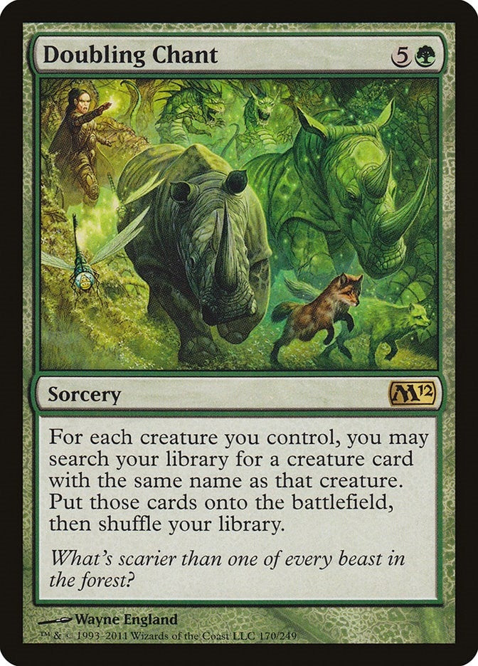 Image for Doubling Chant (170) (M12) - Magic: The Gathering