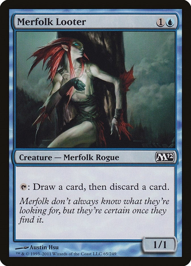 Image for Merfolk Looter (65) (M12) - Magic: The Gathering