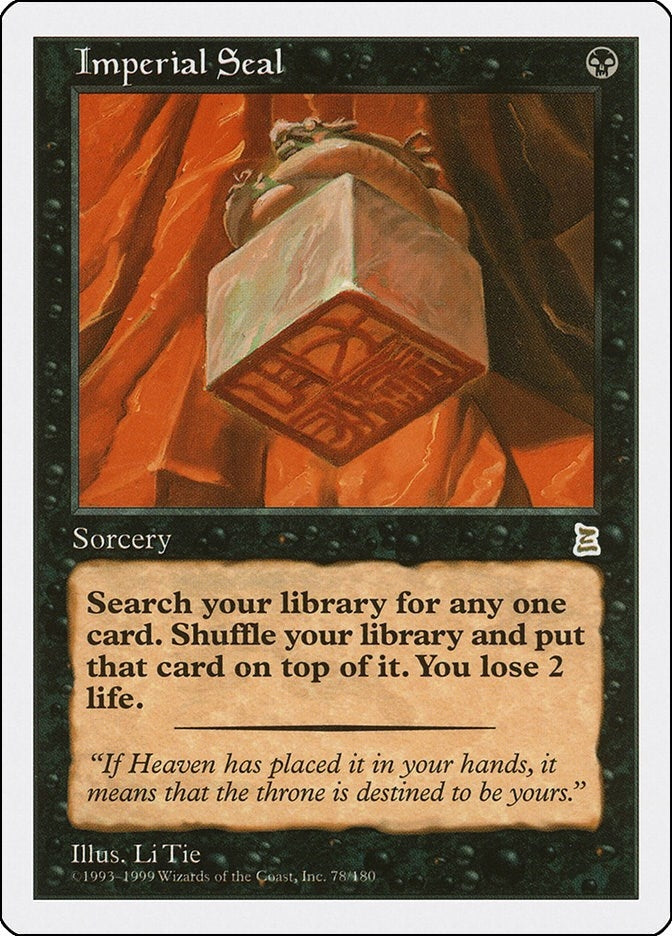 Image for Imperial Seal (78) - Magic: The Gathering