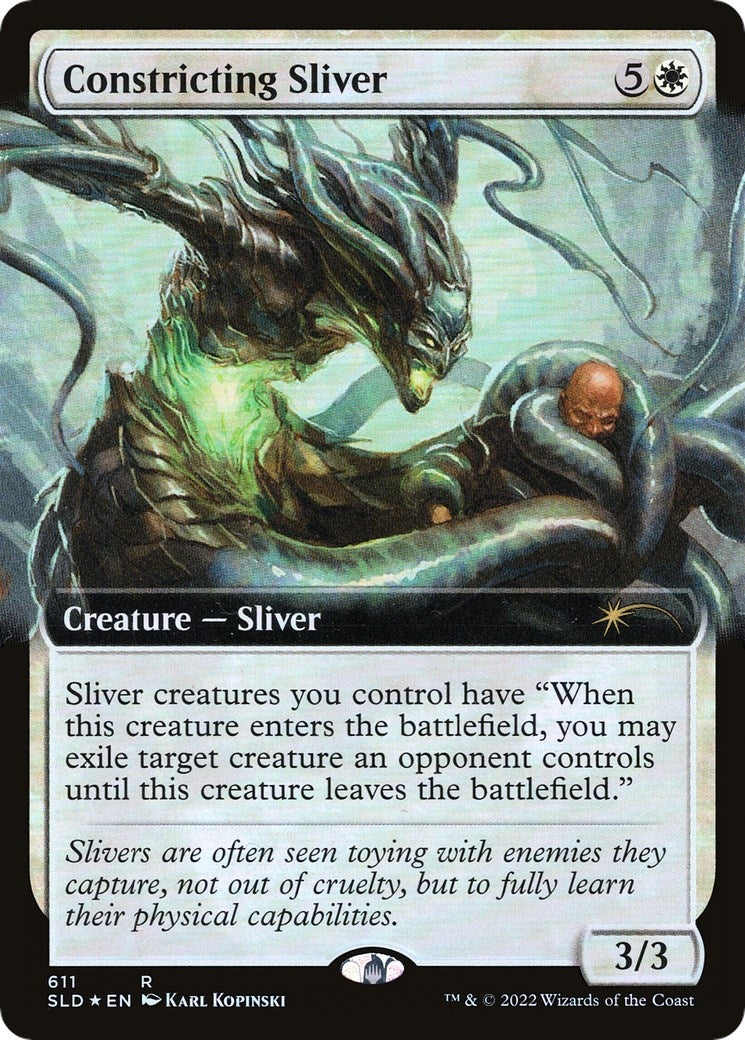 Image for Constricting Sliver (Extended Art) (611) - Magic: The Gathering