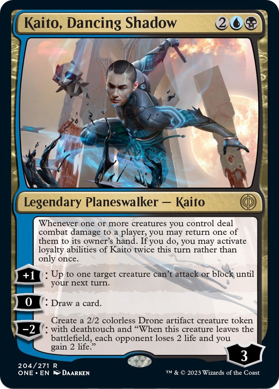 Image for Kaito, Dancing Shadow (204) - Magic: The Gathering