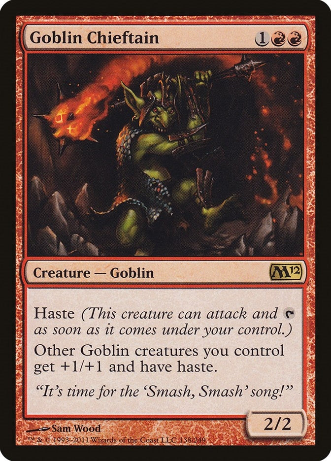 Image for Goblin Chieftain (138) (M12) - Magic: The Gathering