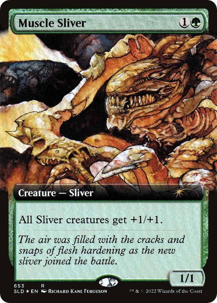 Image for Muscle Sliver (Extended Art) (653) - Magic: The Gathering