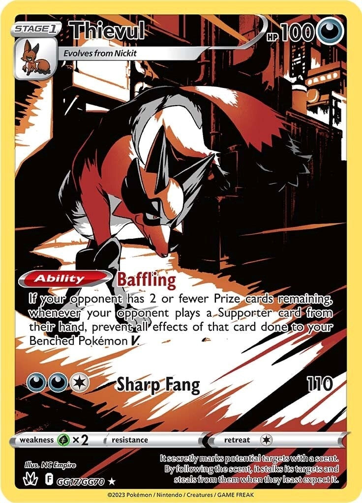Image for Thievul (GG17/GG70) (CRZ:GG) - Pokemon