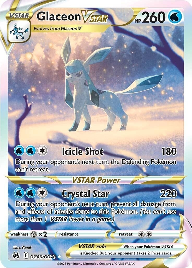 Image for Glaceon VSTAR (GG40/GG70) (CRZ:GG) - Pokemon