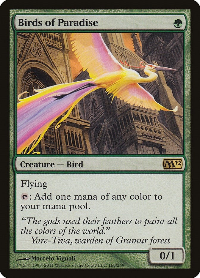 Image for Birds of Paradise (165) - Magic: The Gathering