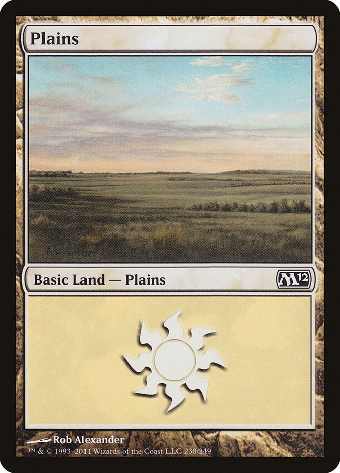 Image for Plains (230) (230) (M12) - Magic: The Gathering