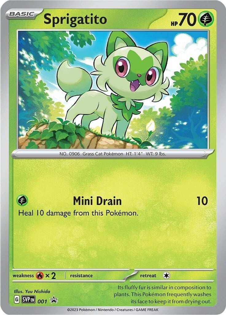 Image for Sprigatito - 001 (001) (SVP) - Pokemon