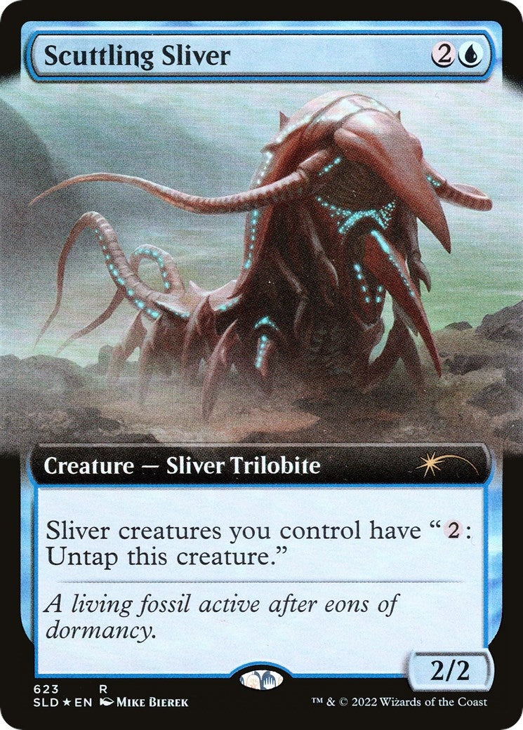 Image for Scuttling Sliver (Extended Art) (623) - Magic: The Gathering